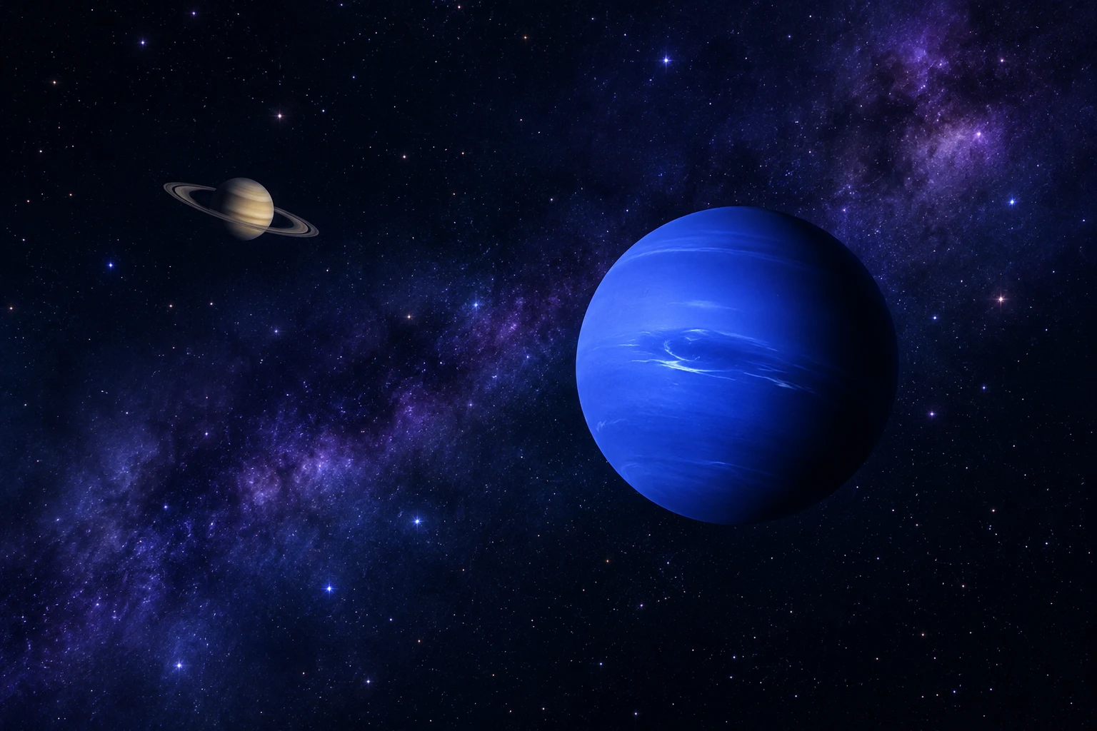 Editorial illustration for Neptune at Opposition 2026: When to Look and What You Need